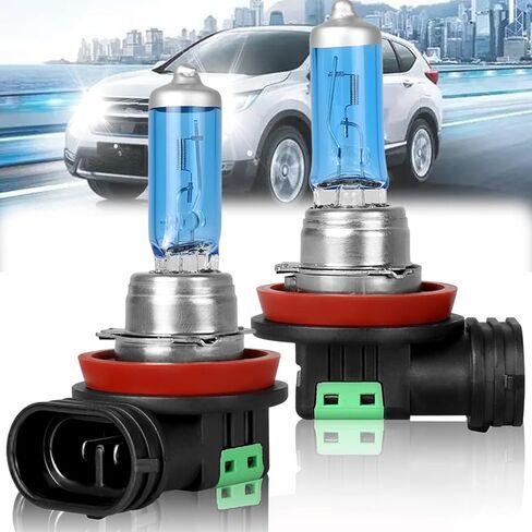Fit for Honda CR-V CRV 2007 2008 2009 2010 2011 2012 2013 2014 Headlight Bulbs,9003/H4 High Low Beam Halogen Headlamp Replcement Bulb Kit,Plug and Play,Bright White,Pack of 2 in Saudi Arabia