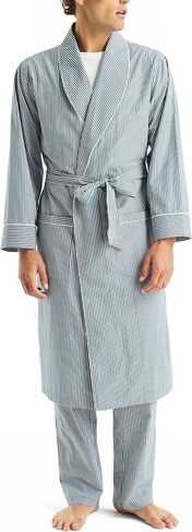 Nautica Mens Sustainably Crafted Striped Robe in Saudi Arabia