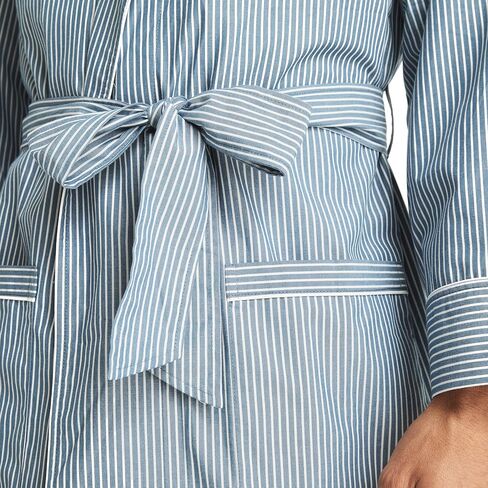 Nautica Mens Sustainably Crafted Striped Robe in Saudi Arabia