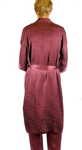 Nyteez Men's Silk Robe Kimono Long Bathrobe Lightweight Luxury in Saudi Arabia