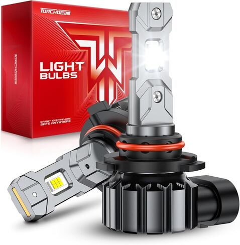 Torchbeam HB3/9005 Fog Lamp with 30,000LM, HB3 Bulb with 1:1 Mini Size Quick Install Plug and Play, 60000 Hours lifespan, Canbus Ready, Pack of 2 in Saudi Arabia