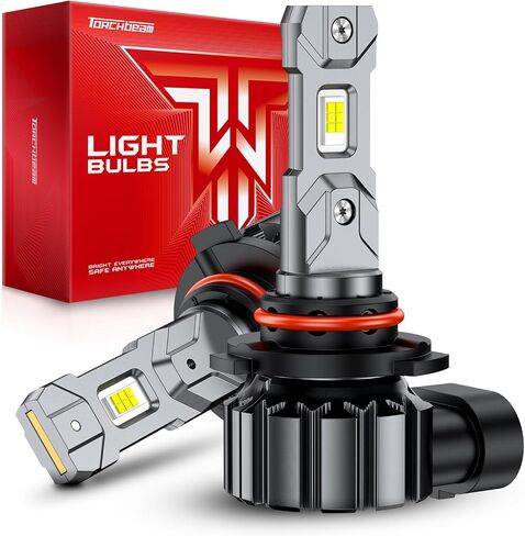 Torchbeam HB3/9005 Fog Lamp with 30,000LM, HB3 Bulb with 1:1 Mini Size Quick Install Plug and Play, 60000 Hours lifespan, Canbus Ready, Pack of 2 in Saudi Arabia