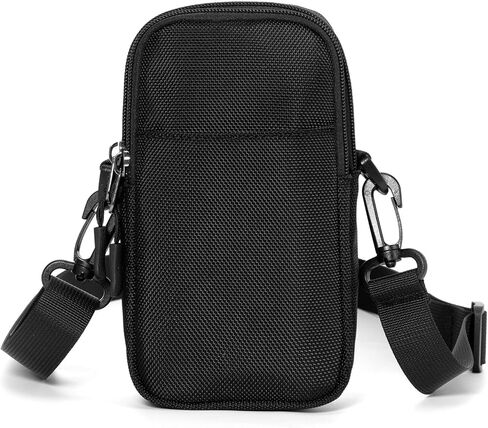 Cell Phone Purse Wallet Small Crossbody Purse Bags with Shoulder Strap For Crossbody Bag Oxford Black (black) in Saudi Arabia