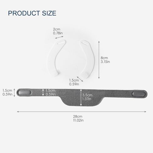 2 Pack Replacement Headgear Strap for DreamWear Nasal Pillow Mask,High Elastic Soft Headgear with Arm for DreamWear Respironics Headgear Breathable and Adjustable Headband Strap in Saudi Arabia