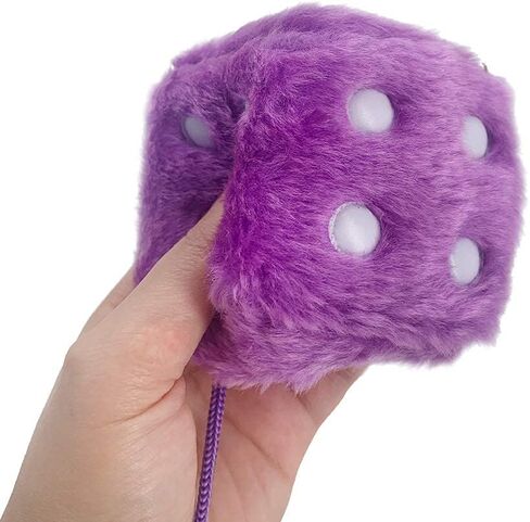 ygmoner pink dice fuzzy for الخلفية مرآة الرؤية الخلفية ، زوج من 2.75 بوصة الزهر الرجعية معلق الحلي السيارة الداخلية مرآة الظهر إكسسوارات مرآة (أخضر) in Kuwait