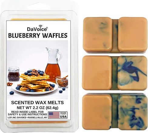 Fall Cinnamon Roll Wax Melts – USA Made Soy Candle Melts, Strong Scented, Long Lasting Bakery Food Wax Cubes for Warmers (2.2 oz) in Kuwait