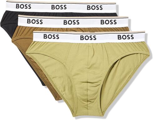 Boss Men's 3 عبوات Bold Logo موجزات صلبة in Kuwait