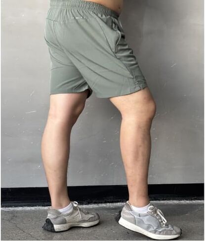 Mens Shorts Casual Plus Size Shorts Men Lightweight Quick Dry Athletic Workout Gym Shorts for Running Beach in Saudi Arabia