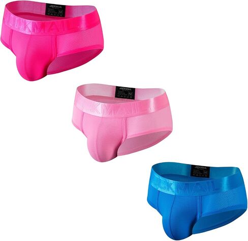 JOCKMAIL 3PCS/Pack Men Underwear Briefs Athletic Underwear Briefs Mens Breathable Briefs for Sport Gym in Saudi Arabia