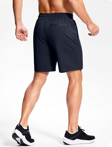 Men's Workout Shorts with Zipper Pockets 7" Quick Dry Lightweight Gym Athletic Running Shorts for Men in Saudi Arabia