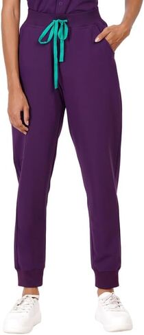 MIKAL Super Soft Bottom Scrub for Women SEMI-Slim FIT W/ 4 Pockets, Four-Way Stretch Anti-Wrinkle Medical/Health Care Uniform in Saudi Arabia