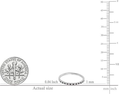 Dazzlingrock Collection 0.09 Carat (ctw) Round Black & White Alternate Diamond Dainty Stackable Wedding Band for Women in Gold in Saudi Arabia