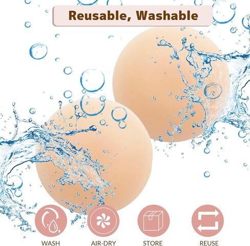 Nipple Covers, Sticky Silicone Nipple Covers Reusable Pasty Adhesive Seamless in Saudi Arabia