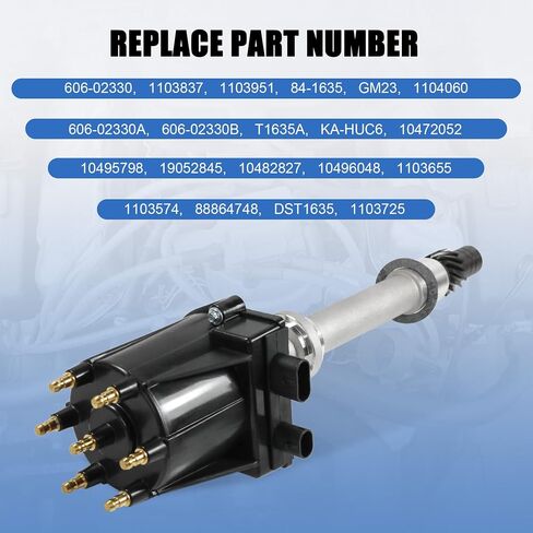 موزع الإشعال مع استبدال CAP & ROTOR لـ CHEVY ASTRO C1500 C2500 K1500 S10 CAPRICE استبدال لـ GMC Caballero G1500 JIMMY استبدال 606-02330 10482827 1103837 1103725 HEI DISITIROR in Saudi Arabia