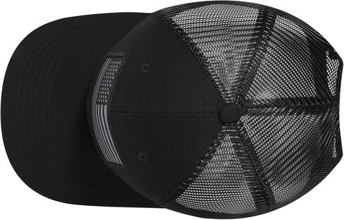American Flag Trucker Hat, Patriotic Baseball Cap for Men & Women, Breathable Mesh Adjustable Snapback, USA Flag Patch in Saudi Arabia