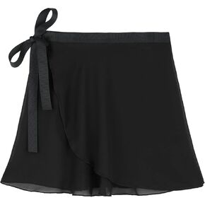Zando Girls Ballet Wrap Clorts for Teens chiffon hear sear applable Dance Dance Compley Compan
