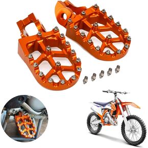 دراجة نارية القدم القدمين القدمين دواسات الراحة CNC للدراجة الترابية 85-450 SX SXF EXCF XC XCF 2016-2023 EC300 EC250F EC350F 21-23 دراجة ترابية