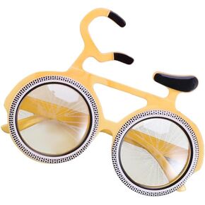 4 Pairs Bicycle Glasses Festival Eyeglasses Masquerade Party Glasses Funny Glasses Bike Shaped Glasses Photo Booth Props Fashion Sunglasses Novelty Glasses Ac Prom Hawaii Banquet