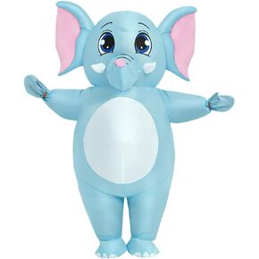 KOOY 2025 NEW Inflatable Costume Adult, Elephant Costume Adult, Full Body Blow up Costumes for Women Men, Inflatable Costume Funny Halloween Costume, Christmas Costume