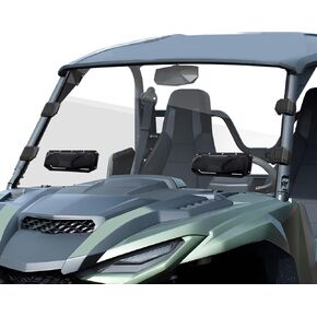 StarknightMT RMAX 2 RMAX 4 1000 Vent Windshield Scratch-Resistant Front Windshield Compatible with Wolverine RMAX2 1000/ RMAX4 1000 2021-2025 2 Seater & 4 Seater Window Accessories