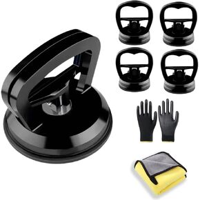 Car Dent Puller –5-Piece Set Heavy Duty Suction Cup Dent Removal Tool for Car Body Repair, No Paint Damage, Easy to Use, Suitable for car Body, Glass, Screen, and Object Movement