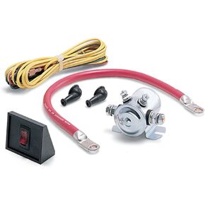 WARN 62132 Power Interrupt Kit with Battery Lead, Hardware, Solenoid, Switch and Wiring