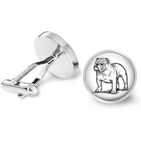 English Bulldog Cufflinks Dog Cuff Links