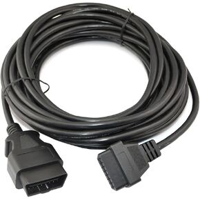 Ikkegol 33 قدم/10 م OBD2 OBDII 16 دبوس سيارة الذكور إلى امتداد تشخيص كابل الإناث