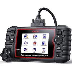 ICARSOFT MB V2.0 لـ Mercedes Benz OBD2 ، أداة فحص تشخيص النظام الكامل ، 8 إعادة تعيين Auto Vin ، OIL/SAS/EPB/ETC/DP-F/BLD/ING/SAS/TPMS ، تحديث مجاني ، قارئ رمز السيارات مع اختبار البطارية