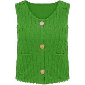 Cardigan Vest Tank Top for Women Button Down Summer Tops Summeress Dorles Fashion