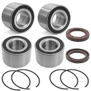 Front Rear Heavy Duty Wheel Bearing Kit Compatible with Can Am Maverick 1000 Commander 800 1000 2011-2016 OEM# 293350040 293250246 293350118 705400088