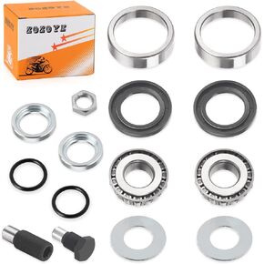 92152-1356 Swing Arm Bearing Seal Kit w/Shaft PIVOT BOLT for Kawasaki Prairie 360 650 700 Brute Force 650 4x4(No 4x4i) KFX700 2002-2013