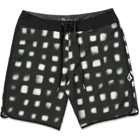 Volcom Men's Lido Print Scallop Mod Tech Boardshorts