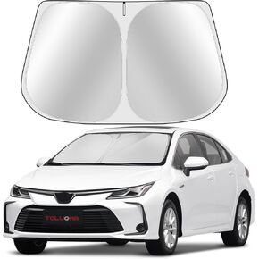 Custom Fit Windshield Sun Shade for Chevy Equinox 2018-2024 - Full Coverage, 210T Reflective Fabric, Double-Layer Design - Blocks 99% UV Rays, Keeps Car Cool, Easy to Install and Store in Saudi Arabia