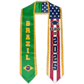 Graduation Stole 2025 Unisex Graduation Sash Class of 2025 Graduate Honor Stoles Gift 72" Long