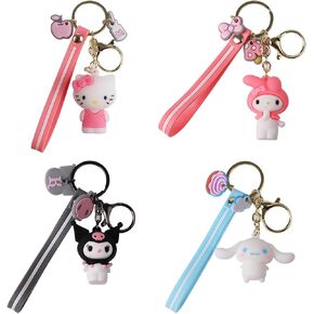 Cute Keychain,Kawaii Keychain,Handbag Bags Decoration,Bag Charm Keychains for Women,Car Key Chain Key Ring