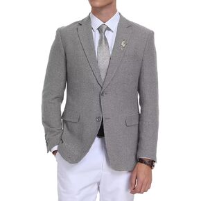 Retro Tweed Men's Suit Jackets,Herringbone Slim Fit Sport Coats Blazer Prom Business Casual Men Tux Jacket Wedding Blazers