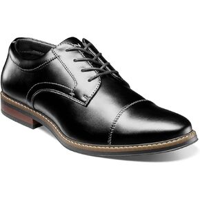 Nunn Bush Men's Carmelo Cap Toe Oxford Classic Modern Formal Lace Up Dress Casual Shoes