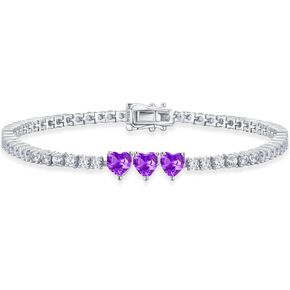 أساور التنس الفضية الفضية الاسترليني للنساء السحر الأحجار الكريمة الحجر in Kuwait