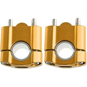 Universal Motorcycle Motorbike Handlebar Risers Silver, Fit For 7/8" 22mm / 11/8" 28mm Aluminium Alloy Durable Bars Clamp, 28mm and 22mm Motorbike Handlebars Clamp Riser