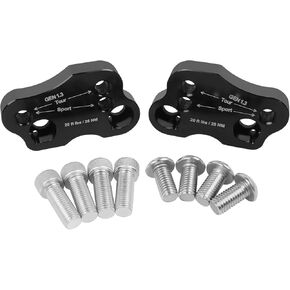 Motorcycle Handlebar Risers Clamp CNC Handle Bar Mount Clamps Black Riser Inserts Replacement For HONDA Goldwing 1800 GL 1800 F6B GL1800 2018 2019 2020