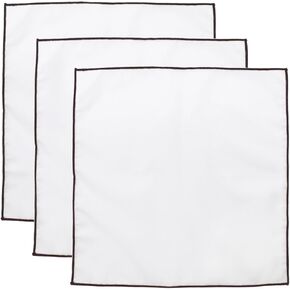 Handkerchiefs for Men Cotton Mens Handkerchiefs with Pocket Squares Holder White Hankies for Wedding Exercise