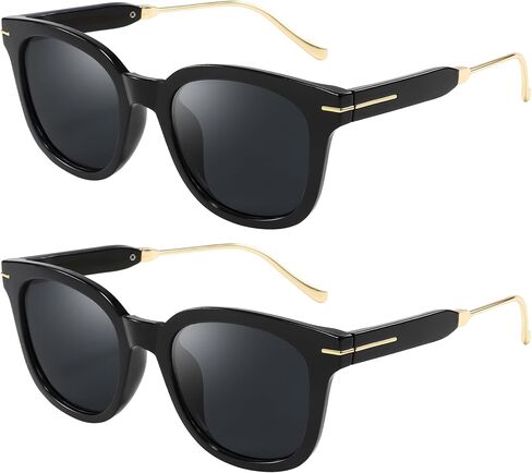 Retro Polarized Sunglasses for Women Men UV Protection Womens Mens Stylish Shades in Kuwait
