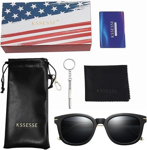 Retro Polarized Sunglasses for Women Men UV Protection Womens Mens Stylish Shades in Kuwait