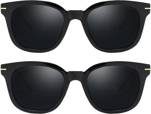 Retro Polarized Sunglasses for Women Men UV Protection Womens Mens Stylish Shades in Kuwait
