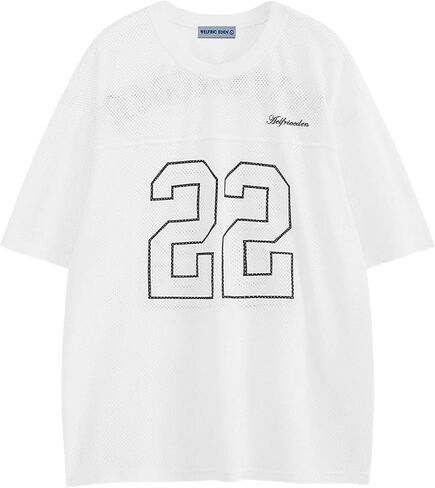 Aelfric Eden Mens Jersey Derts رقم طباعة رقم Tees للجنسين الرسوم المتضخم in Kuwait