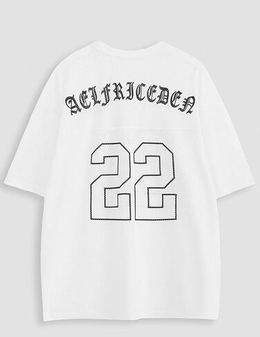 Aelfric Eden Mens Jersey Derts رقم طباعة رقم Tees للجنسين الرسوم المتضخم in Kuwait