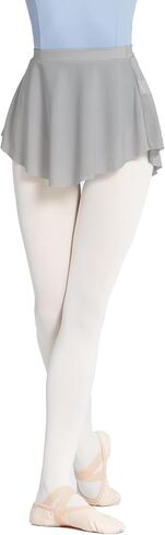 Girls Women Mesh Dance Skirt with Side Split, Stretchy Pull On Ballet Skirts for Ballerina in Kuwait