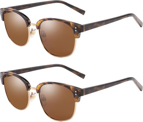 Retro Polarized Sunglasses for Women Men UV Protection Womens Mens Stylish Shades in Kuwait