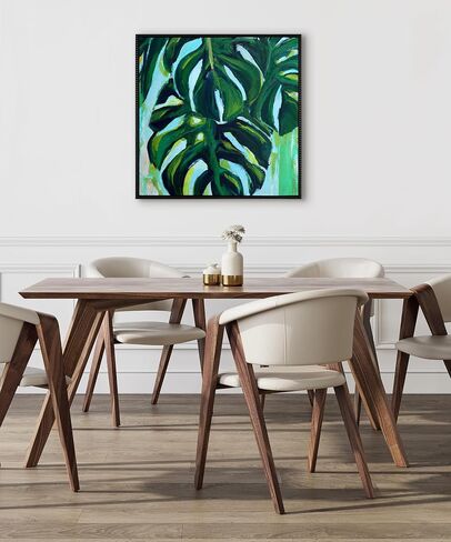 Kate and Laurel Sylvie Blank Framed Canvas Wall Art; 30x30 Black Beaded; Vintage Modern Empty Canvas for Paint-Your-Own Art; Ready to Paint Premium Canvas Already Framed in Saudi Arabia